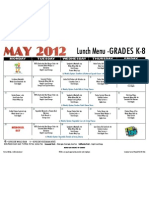 GR K-8 Lunch Menu May 12