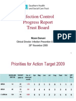 Infection Control Progress Report Trust Board