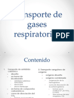 Transporte de Gases Respiratorios