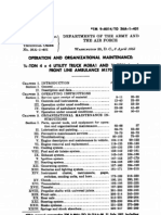 ARMY TM 9-8014 Operation Mantenance .25ton 4X4 Truck M38A1 Apr1955