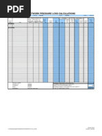 Duct Static Pressure Calc Sheet