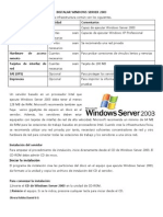 Instalar Windows Server 2003