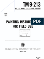 ARMY TM 9-213 Painting Instructions For Field Use 1965