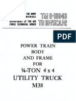 ARMY TM 9-1804 Power Train Body Frame .25ton 4X4 Truck M38 Jul52