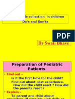 Blood Sample Collection in Children