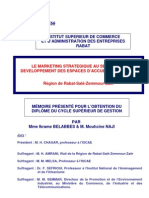 Le Marketing Stratégique Au Service Du Développement Des Espaces D'accueil Industriels Région de Rabat-Salé-Zaër