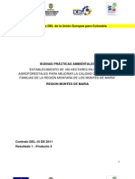 Establecimiento de 180 Hectáreas en Sistema Agroforestales para Mejorar La Calidad de Vida de 180 Familias de La Región Montaña de Los Montes de María