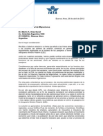 Carta IATA A DNM Por Demoras EZE