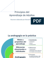 Principios de Aprendizaje de Adultos