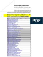 Spanish Headhunters: Headhunting and Executive Recruiting in Spain