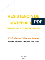 Libro Resistencia de Materiales I (Prácticas y Exámenes Usmp)