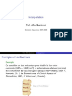 Interpolation (Cours Math 4 "Usthb")