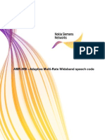 AMR-WB - Adaptive Multi-Rate Wideband Speech Code: 1/9 Document Type Author Document Title Date, Version