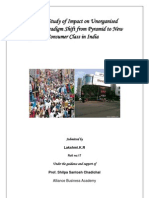 An Empirical Study of Impact On Unorganised Retailing A Paradigm Shift From Pyramid To New Multifaceted Consumer Class in India