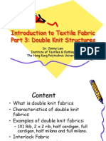 Introduction To Textile Fabric Part 3: Double Knit Structures