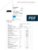 Dell Latitude E5400 Specifications