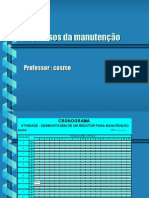 Plano de Manutenção