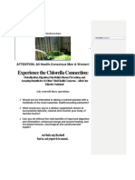 Experience The Chlorella Connection:: ATTENTION, All Health-Conscious Men & Women!