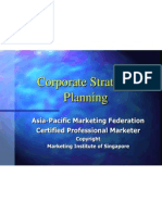 Corporate Strategic Planning: Asia-Pacific Marketing Federation Certified Professional Marketer