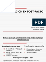 Investigación Ex Post Facto