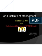 Mcdonald PPT by Bhavesh