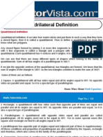 Quadrilateral Definition