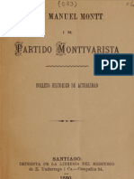 Don Manuel Montt y El Partido Monttvarista (1880)