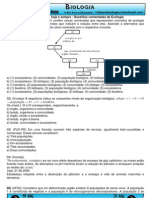 1 Questões Comentadas de Ecologia