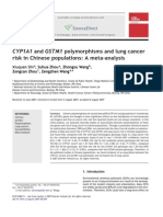 CYP1A1 and GSTM1 Polymorphisms and Lung Cancer: Risk in Chinese Populations: A Meta-Analysis