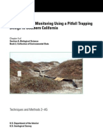 Herpetological Monitoring Using A Pitfall Trapping