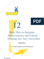 12 Basic Ways To Integrate Media Literacy and Critical Thinking Into Curriculum