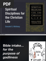 Donald Whitney, Spiritual Disciplines:Chapter 2 - 3 Word