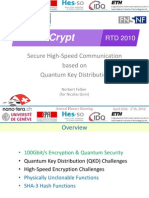 Qcrypt: Secure High-Speed Communication Based On Quantum Key Distribution