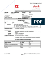 MSDS Backing Material