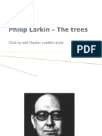 2.philip Larkin The Trees