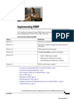 Implementing VRRP Cisco