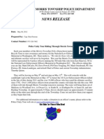 Release: Morris Township Police Department