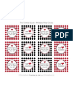 Medical Party Circles - Black White Red - Tomkat Studio