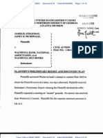 Plaintiffs' Perliminary Report and Discovery Plan