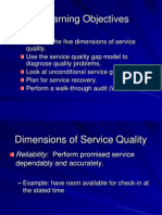 Dimensions of Quality and Recovery