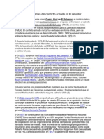 Antecedentes Del Conflicto Armado en El Salvador