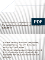 Adult Psychiatric Sensory Integration Evaluation