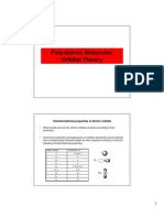 Polyatomic Molecular Orbital Theory