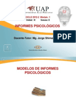 Modelos de Informes Psicológicos