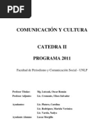 Comunicacion y Cultura Cat II