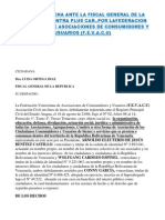 Denuncia Hecha Ante La Fiscal General de La Republica