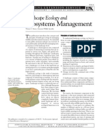 Ecosystems Management: Landscape Ecology and