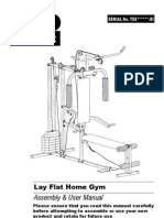 PRO POWER Lay Flat Home Gym Inst (DI) v-08