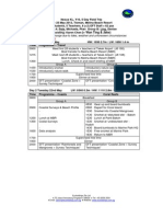 Itinerary Tioman 2012