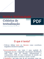 Fatores de Textualidade